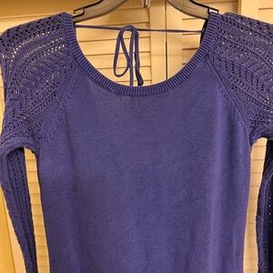 Vintage Y2K ROXY Blue Sweater Dress Sz L